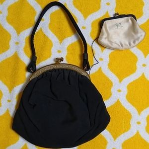 VINTAGE Black Purse